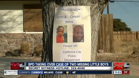 BPD taking over case of two missing boys out of Cal City