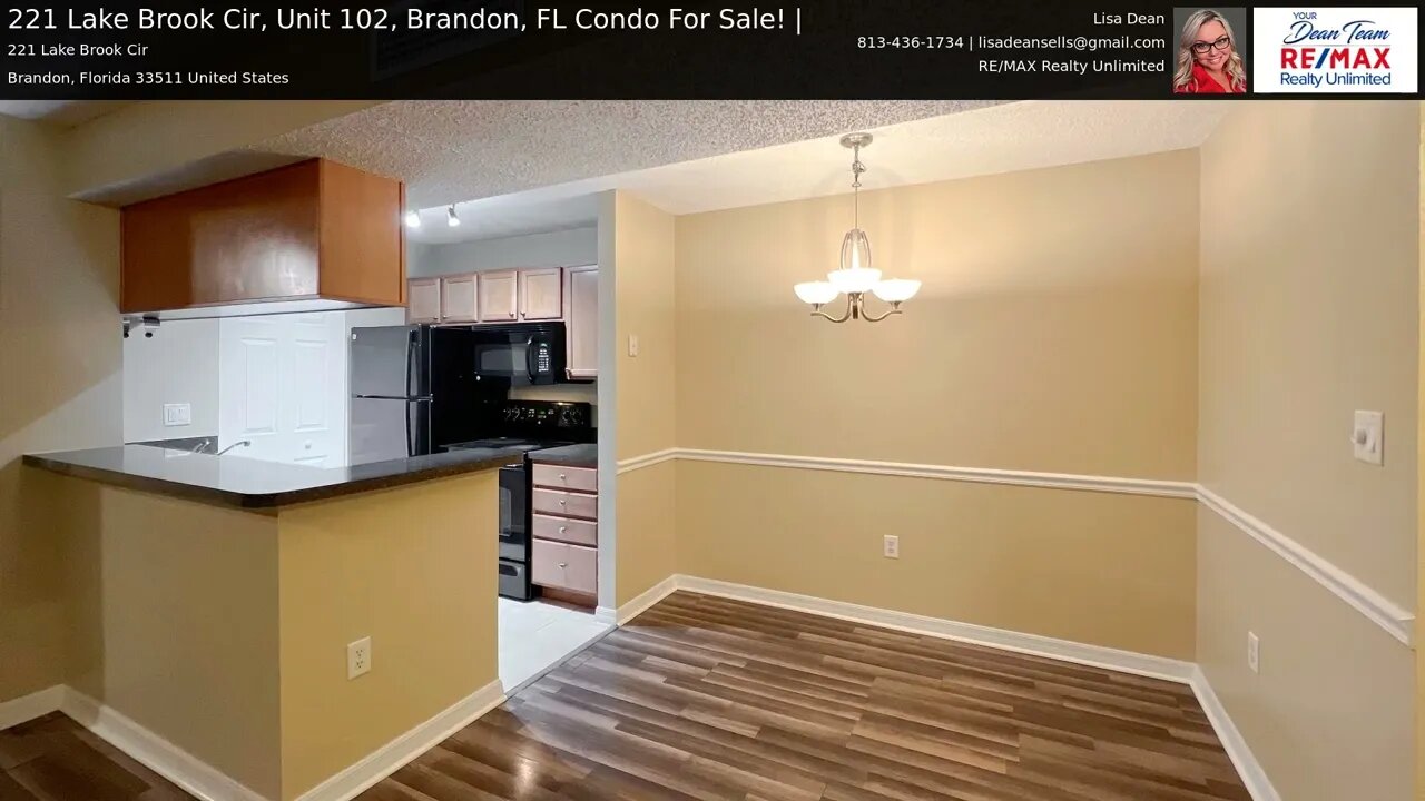 221 Lake Brook Cir, Unit 102, Brandon, FL Condo For Sale! |