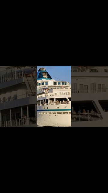 Gigantic cruise Old Port #viralvideo #montreal #travel