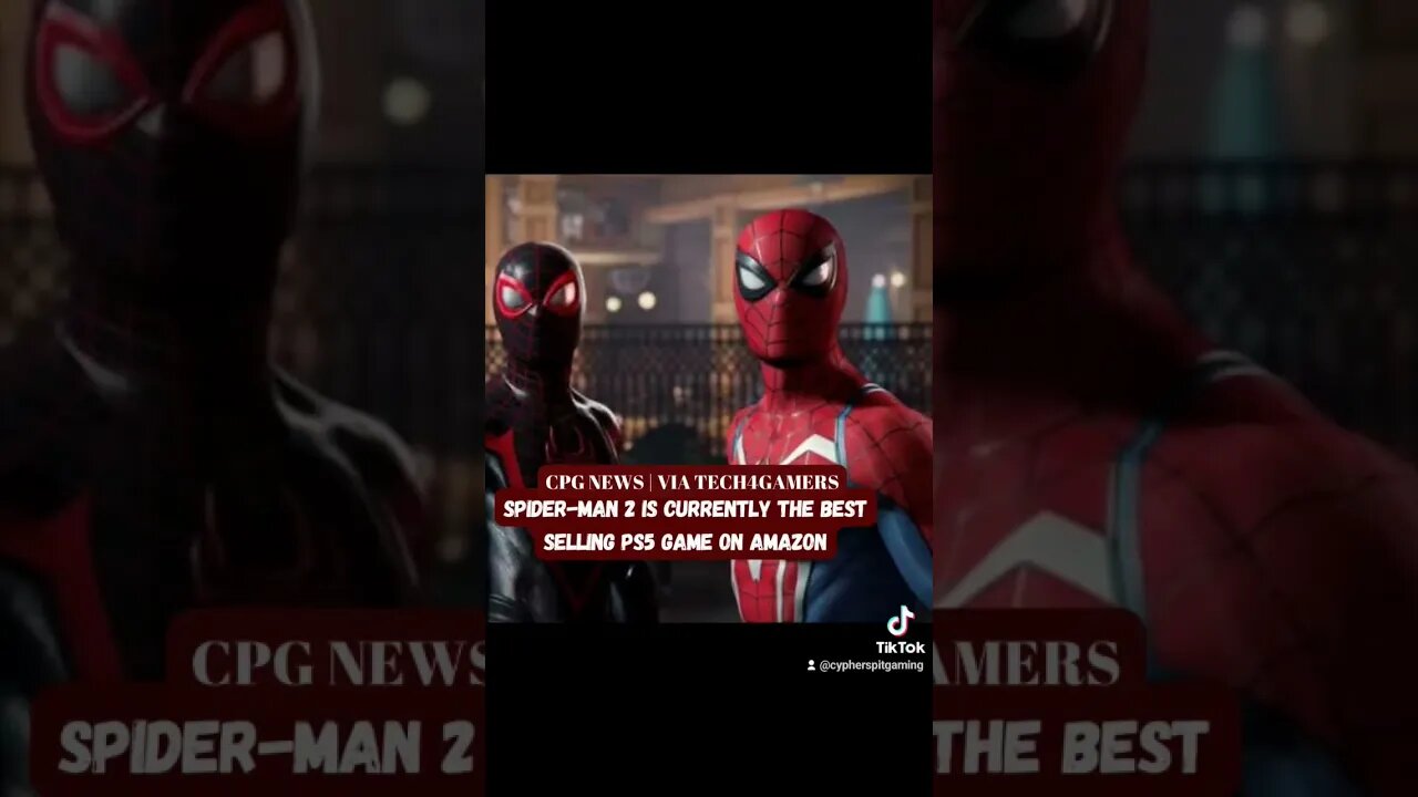 Spider-Man 2 Is Currently The Best Selling PS5 Game On Amazon.