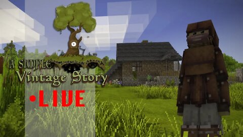 A Simple Vintage Story - LIVESTREAM #4 - Vintage Beef in Vintage Story!!!