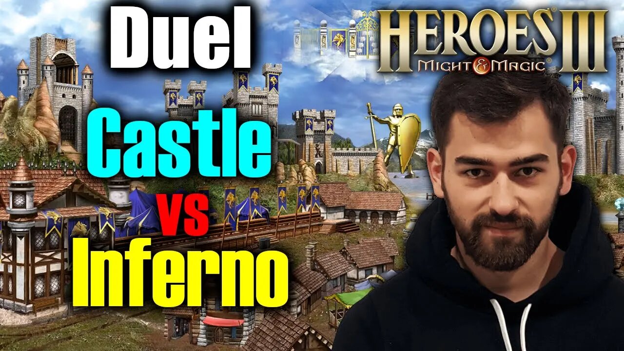 Castle vs Inferno3 | Gluhammer Heroes HotA 3 Multiplayer PL