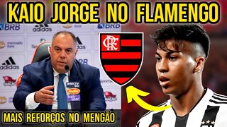 MAIS REFORÇOS PARA O FLAMENGO! KAIO JORGE NO FLAMENGO BRAZ CONFIRMA EMPRÉSTIMO DE 2 ANOS