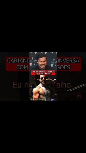 NÃO SOMOS AMIGOS, MAS| Cariani Revela conversa com Rodrigo Goes