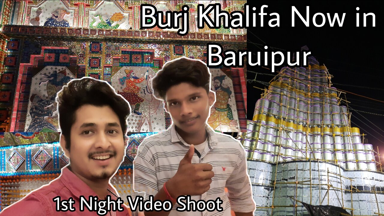 Baruipur Burj Khalifa Durga Puja Pandal 2022 || Burj Khalifa Pandal in Baruipur Fultala ||