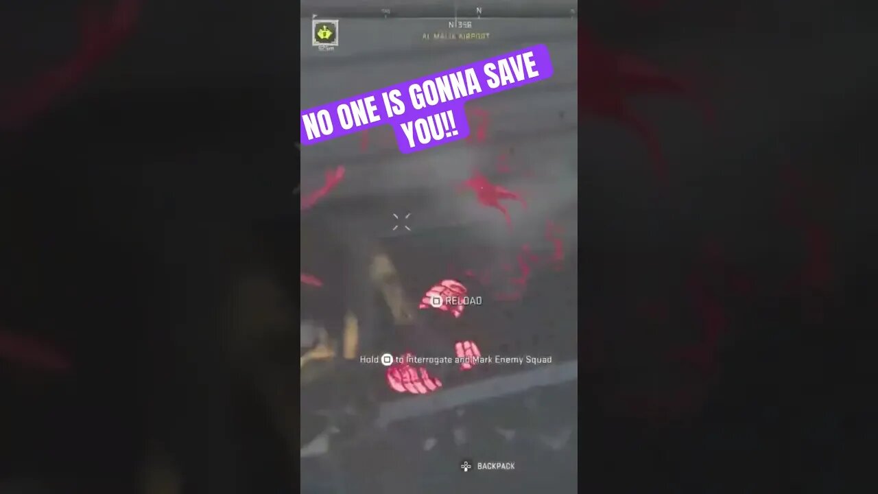 NO ONE IS GONNA SAVE YOU Subscribe for more #warzone2 #resurgence #shorts