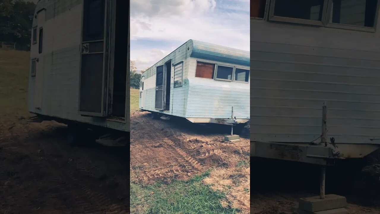 Vintage camper to chicken coop and garden shed conversion. #prepping #prepper #homesteading