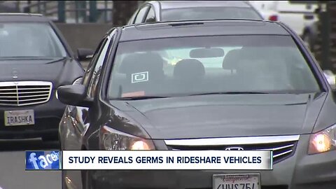 Rideshare vehicles may carry more germs than toilet seats, study finds