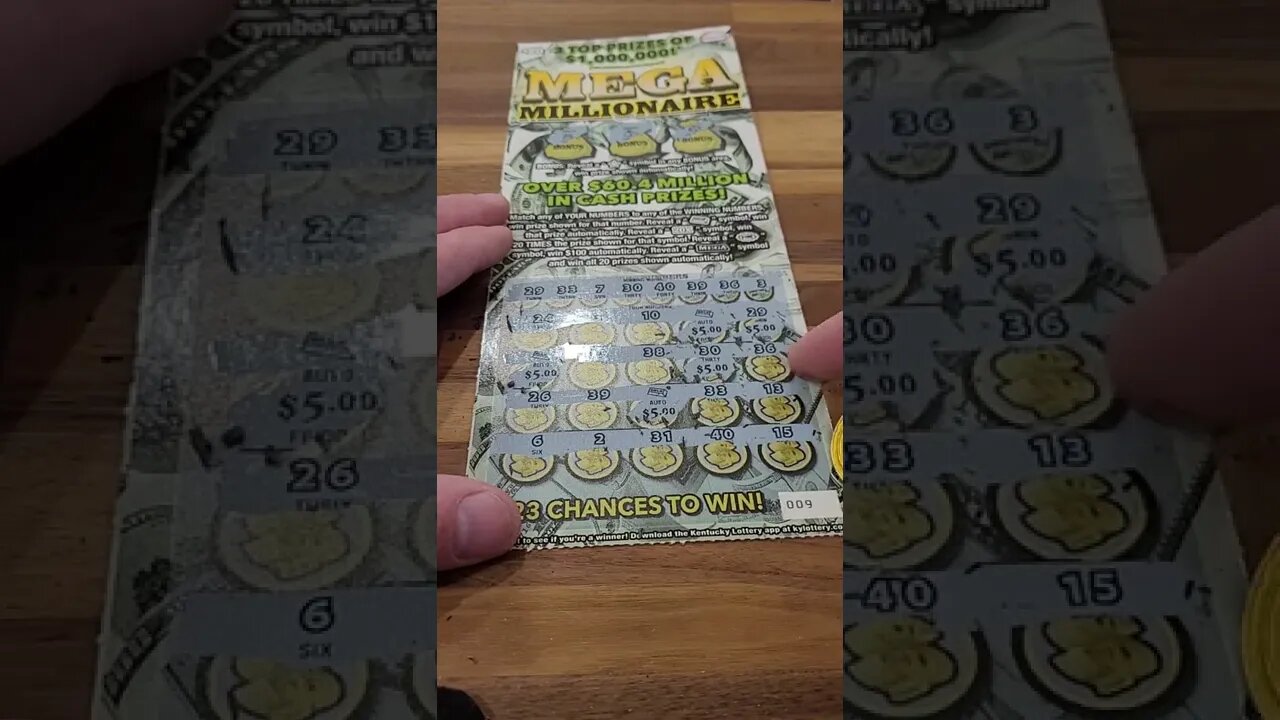 Gold Bar Lottery Ticket Winner! #shorts #lottery