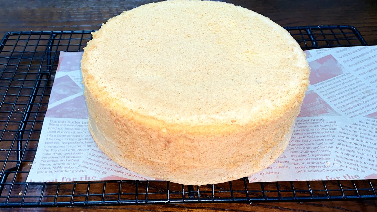 Vanilla Sponge Cake Recipe | How to Make Fluffy Vanilla Cake | Easy Sponge Cake