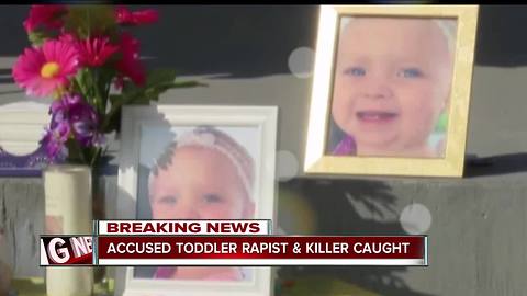 Conneaut man wanted for rape, murder of 13-month-old girl captured in Pennsylvania