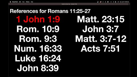 SS (Romans 11:25-27) 7/9/23 AM