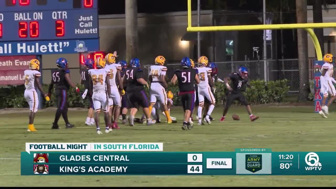 King's Academy rolls to 44-0 victory over Glades Central