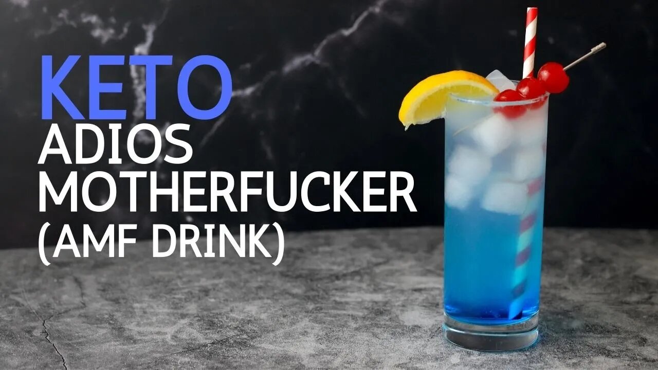 Keto Adios Motherfucker Recipe | AMF Drink | Low Carb Cocktail