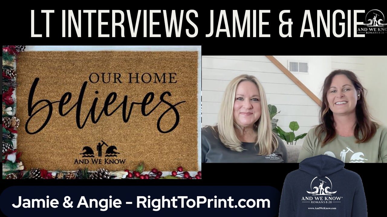 AWK interview with Jamie and Angie of Right To Print - TOUCHING the People of the EARTH daily!