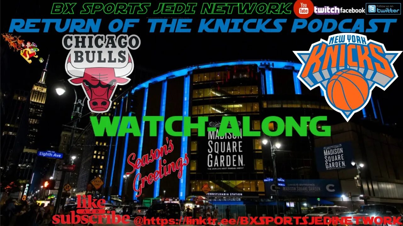 🏀KNICKS VS Chicago Bulls LIVE🍿WATCH-ALONG KNICK FANS Party /RETURN OF THE KNICKS PODCAST