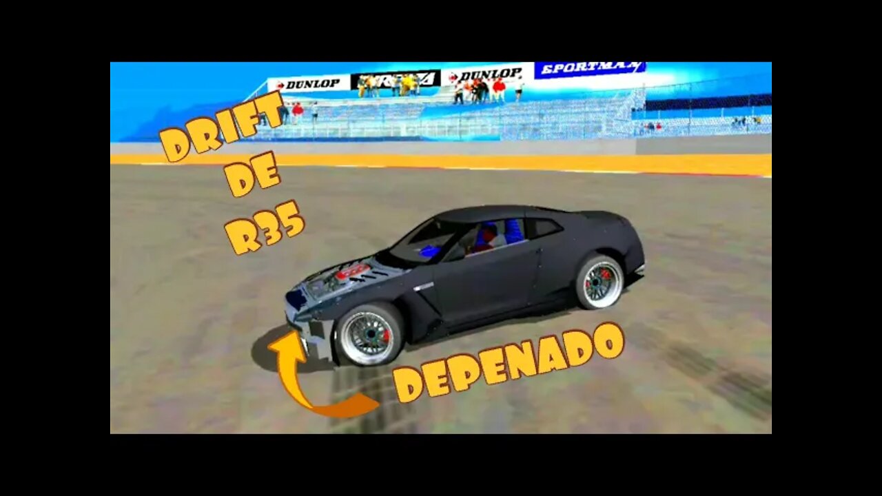 TENTANDO FAZER DRIFT DE GTR R35 DEPENADO