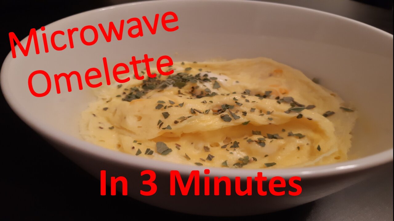 Super easy microwave omelette recipe in less than 3 minutes