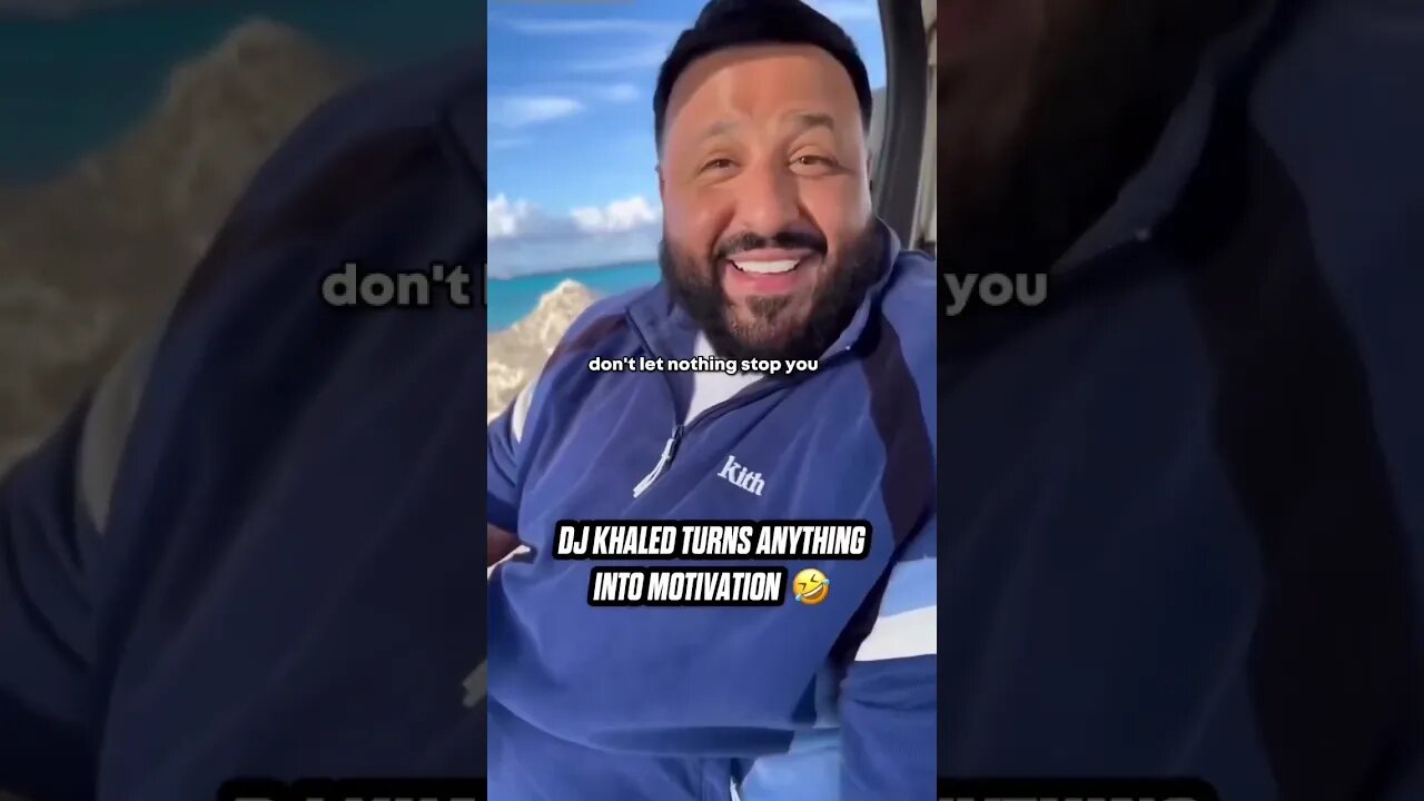 #djkhaled crashes a golf cart and turns it into motivation #funny #motivation #roblox