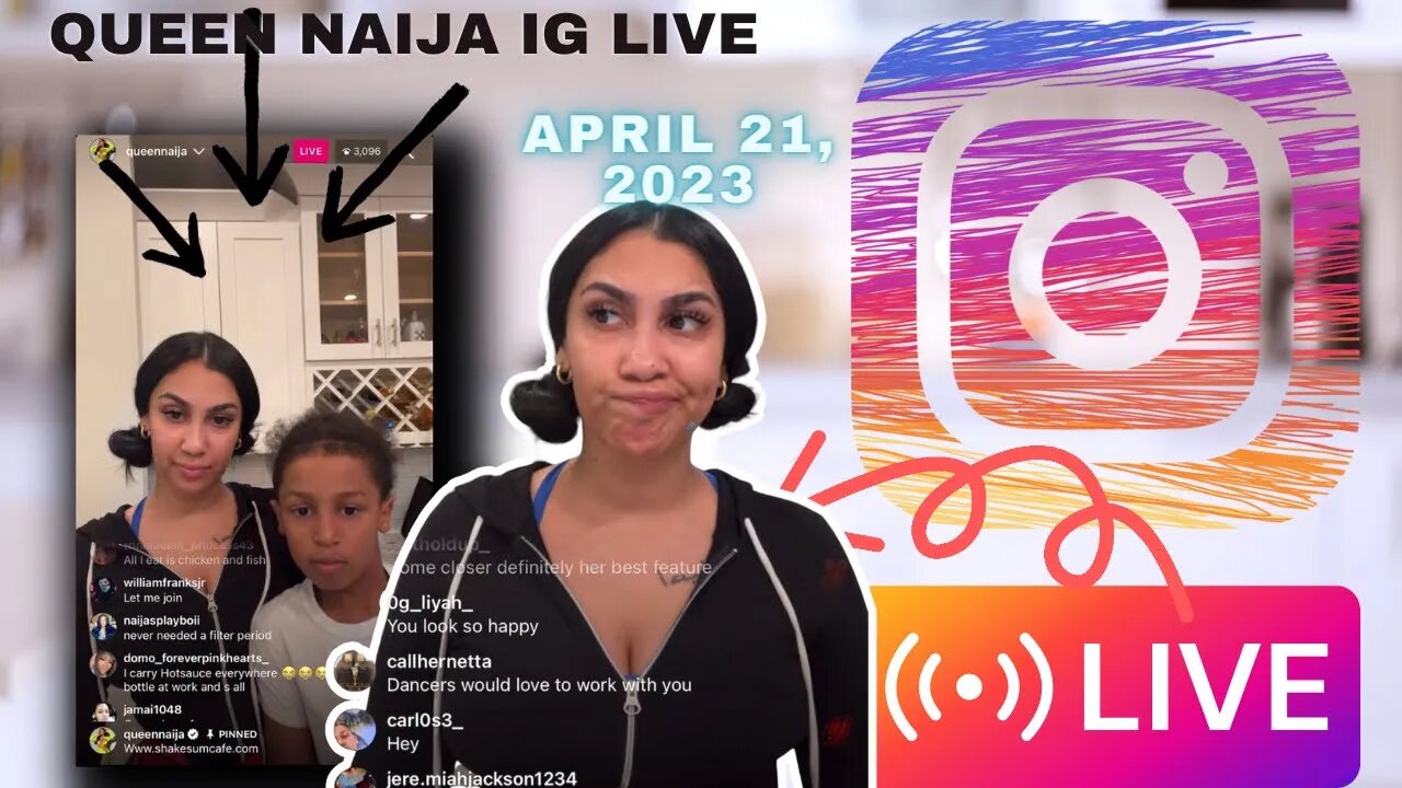 QUEEN NAIJA IG LIVE: Queen Naija Talks New Album Dropping Soon, Label Issues And More..(21/04/23)