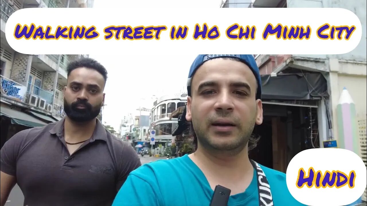 Famous Walking Street in Ho Chi Minh City | Bui Vien Walking Street | #india #indian #hindi