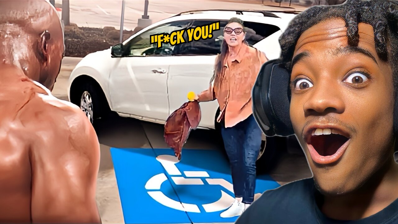 Karen Parks In Disabled Spot Then Gets INSTANT KARMA! | Vince Reacts