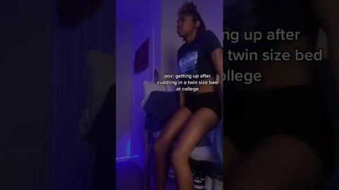 Pov Getting Up After Cuddling In A Twin Size Bed Video By Slimmshadiee #Shorts
