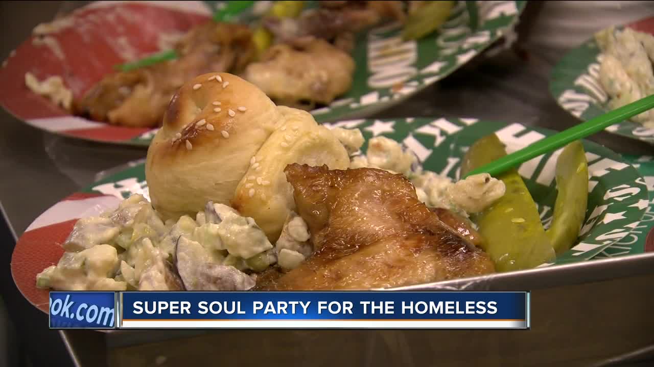 Homeless community celebrates Super Bowl at 'Super Soul' event