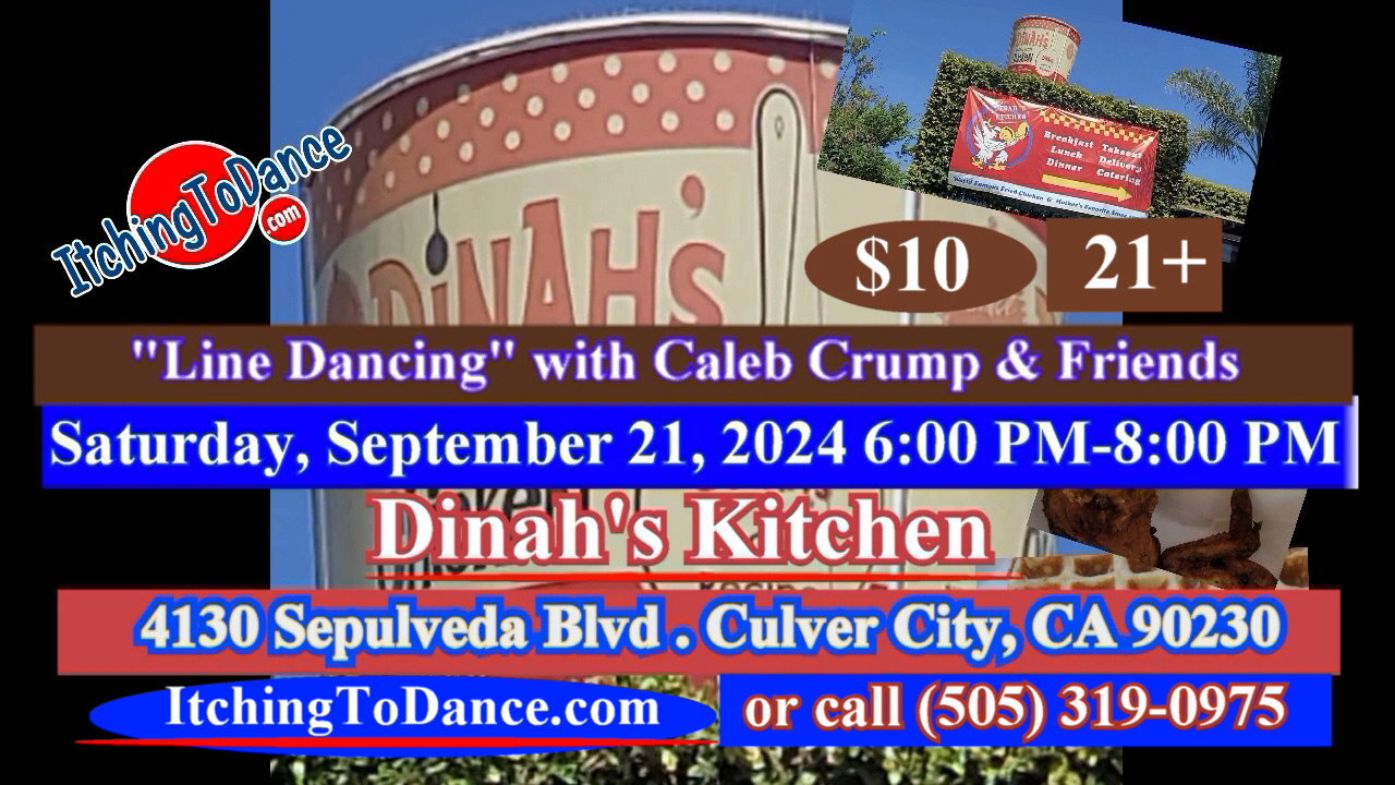 Soulful Line Dancing at Dinah's Kitchen - Culver City, CA - Saturday, September 21, 2024, 6PM-8PM