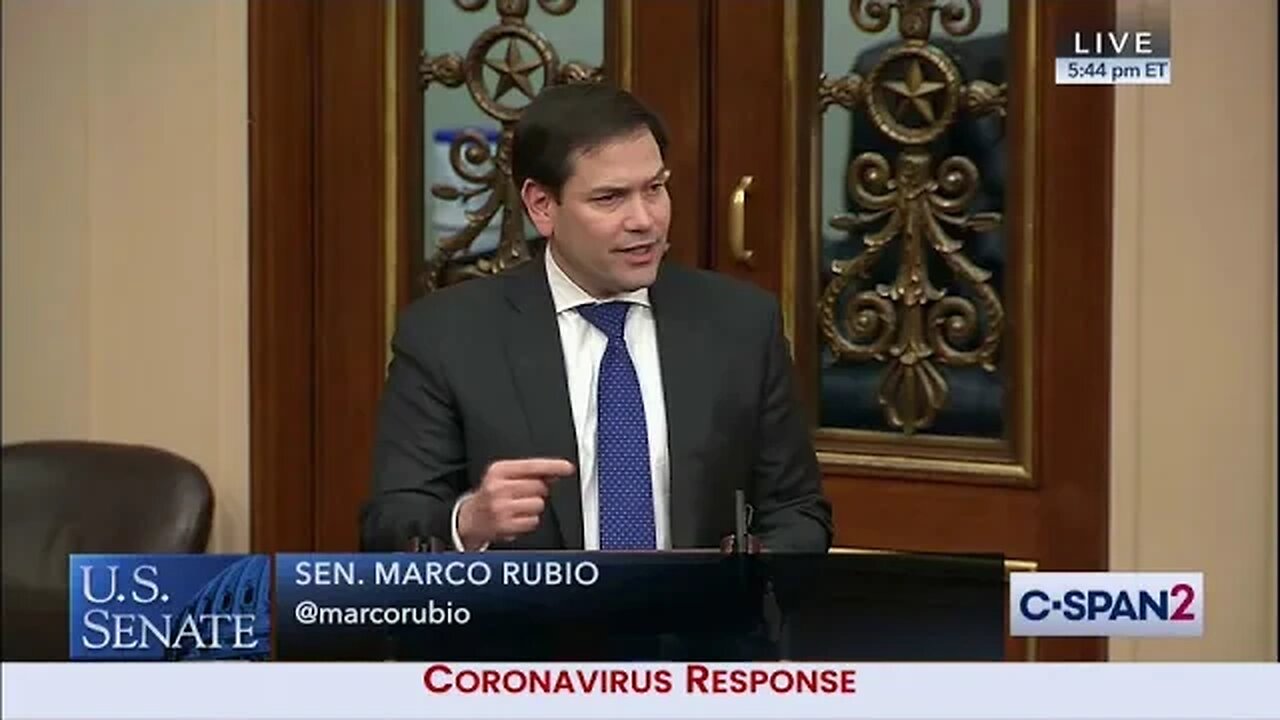 Senator Rubio Delivers Floor Speech on COVID-19