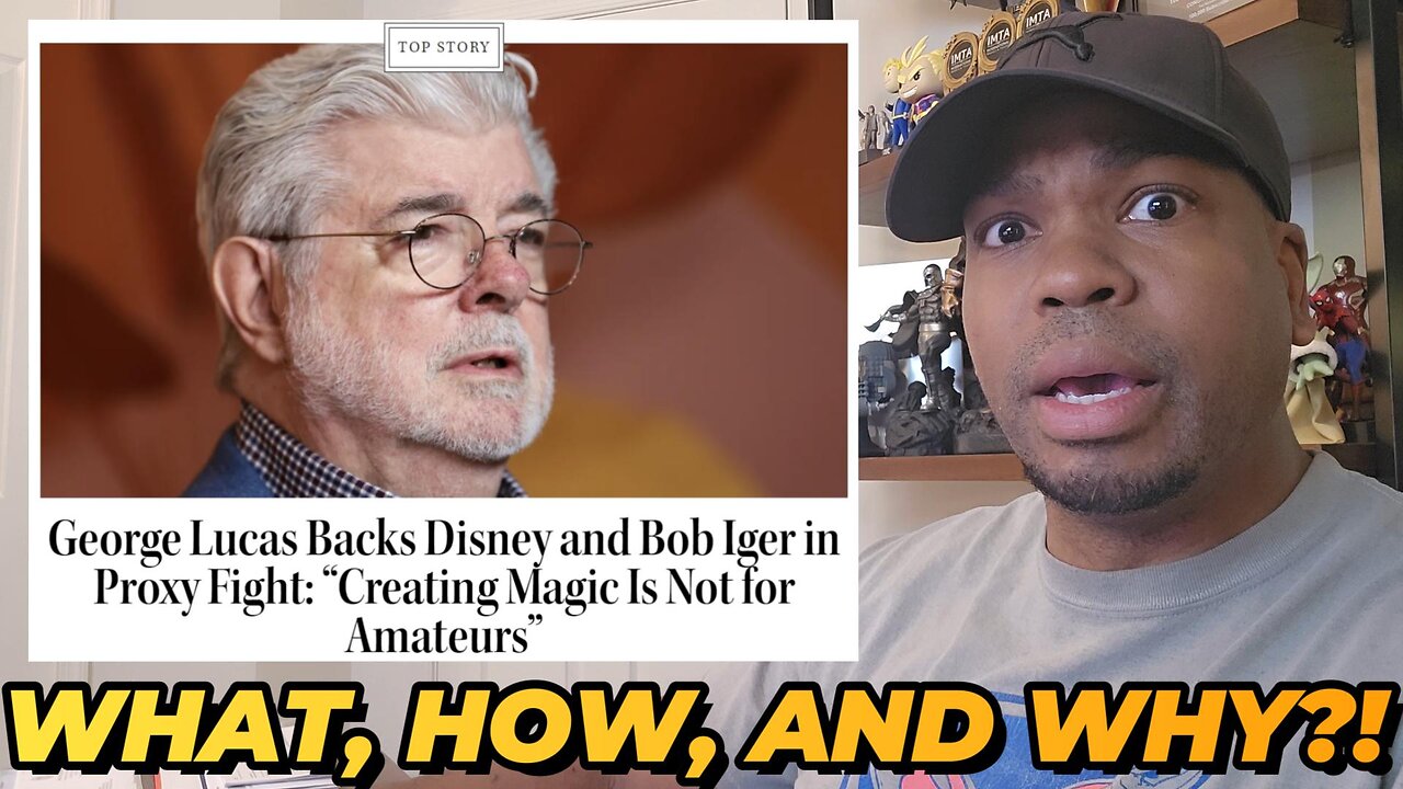 George Lucas Supports Disney & Bob Iger In Proxy Fight Vs. Nelson Peltz!