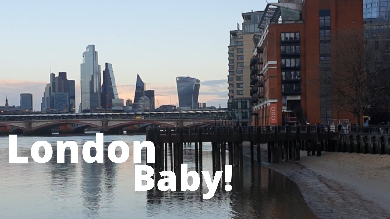 London Walking - South Bank Walk to TOWER BRIDGE | London Baby!