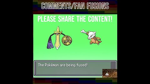 SWAPPING THE BONE for a SWORD! MAKING A WEIRD SHIELD! :D Infinite Fusions #fans #pokemon #shorts