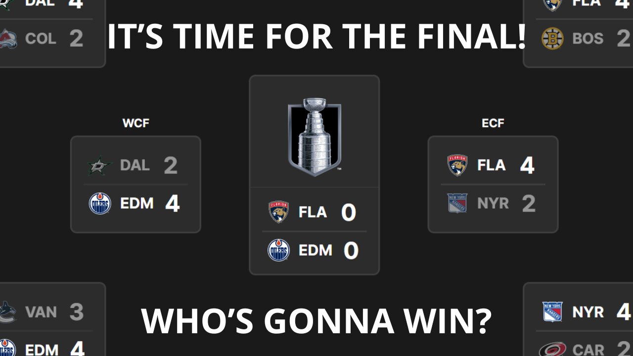 MY NHL STANLEY CUP FINAL 2024 PREDICTION!