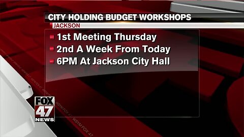 Jackson City Council to hold budget meetings