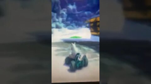 Polar’s Classic CTR Aqua Colored Kart Gameplay - Crash Team Racing Nitro-Fueled (Shorts Camera)