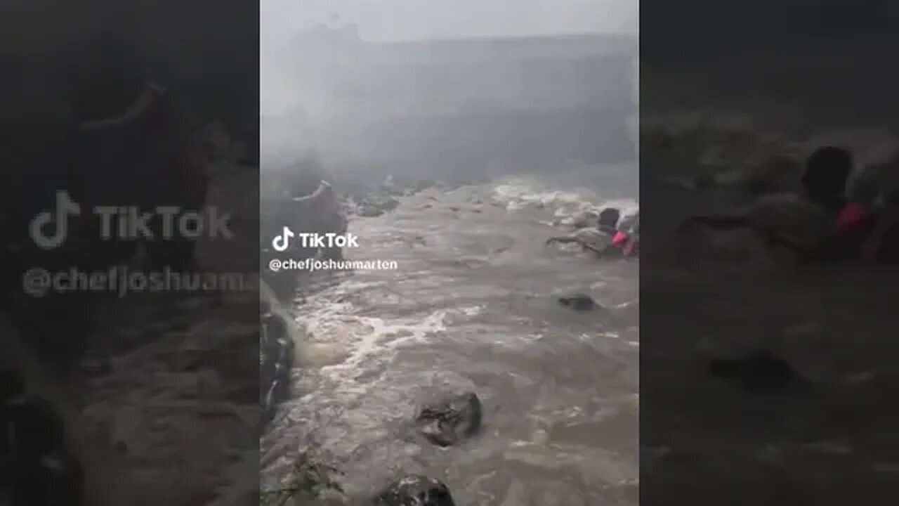 New video appears to show people jumping in the ocean after wildfires Maui