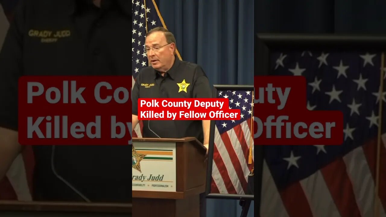 Polk County Sheriff Deputy killed in crossfire ￼#shorts #polkcounty #florida