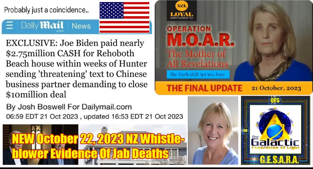 NEW - NZ Whistle-blower Evidence Of Jab Deaths October 22, 2023