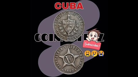 CUBA 5 CENTAVOS 1946. #shorts #viral #coinnotesz