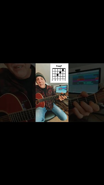 Play Songs with F Chords - Easy Chord Sub - No Barre Chords #shorts