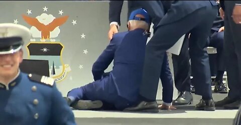 Joe Biden Takes a BIG Fall at Air Force Academy Graduation Ceremony