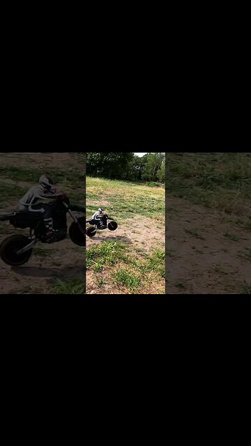 RC Dirt Bike rushing by