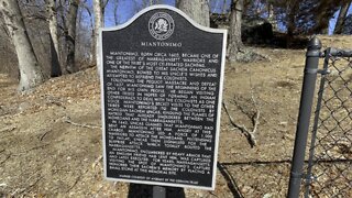 Miantonimo memorial, sacred Native American site