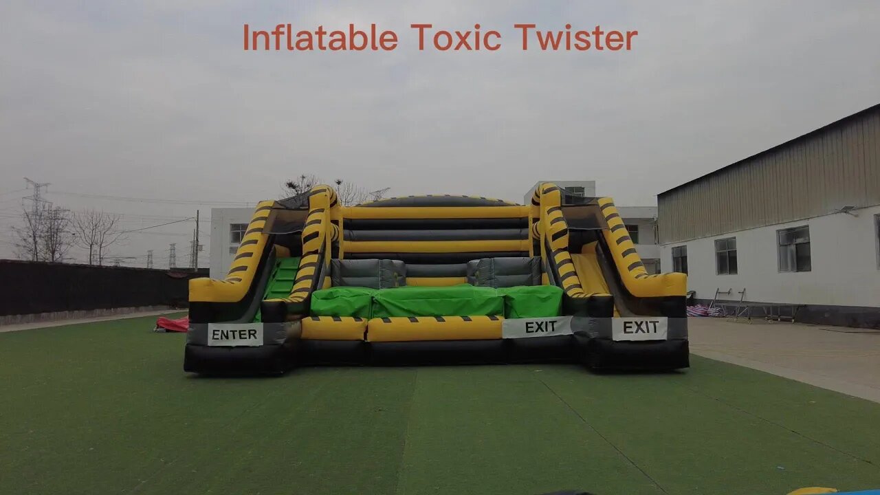 Inflatable Toxic Twister#factorybouncehouse #factoryslide #bounce #bouncy #castle #inflatablebouncer