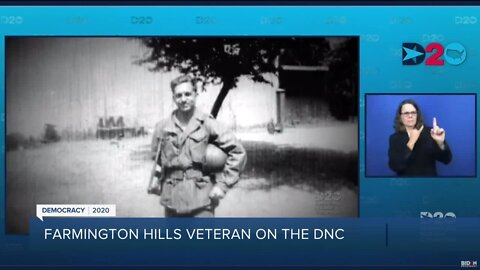 Farmington Hills veteran on the DNC