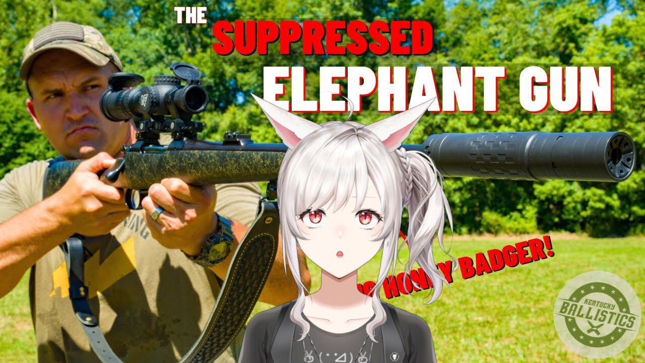 Suppressed Elephant Rifle || Kentucky Ballistics react