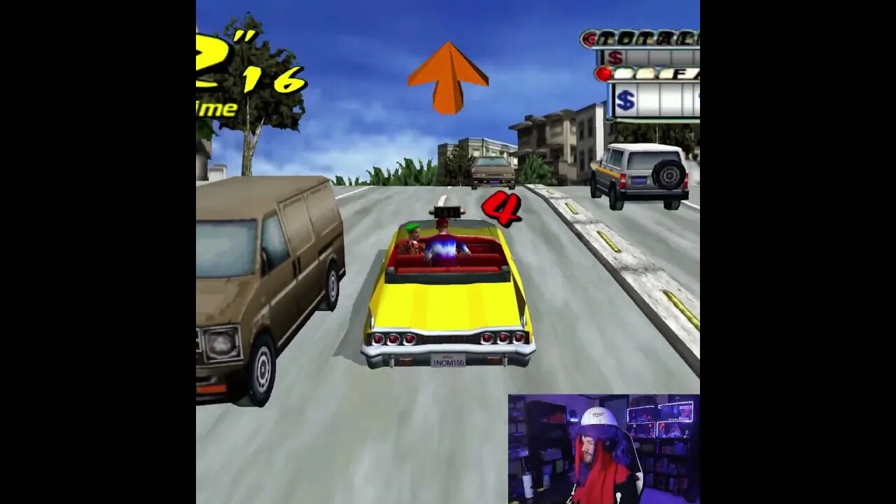 Crazy Taxi & Wheel of Pain Going Reverse for 3 customers