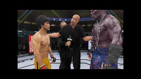 Bruce Lee vs. Titan Atlas - EA Sports UFC 4 - Epic Fight