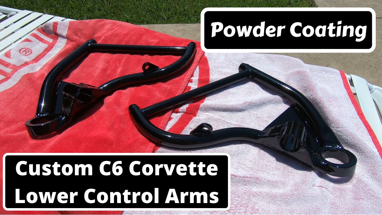 Powder Coating Custom C6 Corvette Control Arms